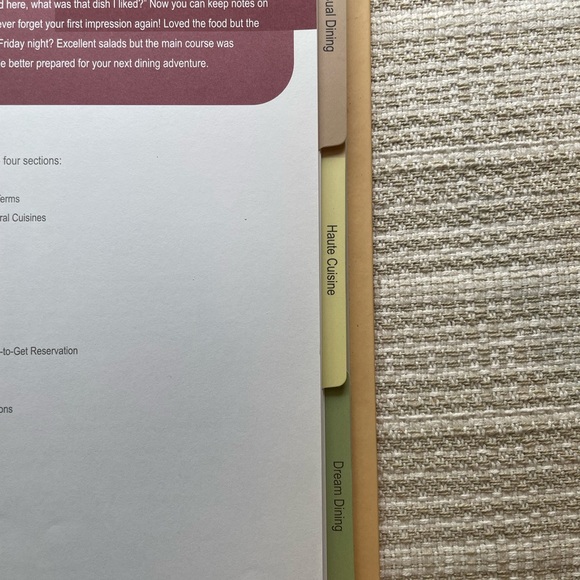 Avalanche dining experience restaurant journal. - Picture 3 of 3